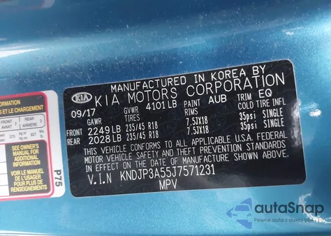 2018 Kia Soul + z USA, uszkodzony, nr VIN KNDJP3A55J7571231